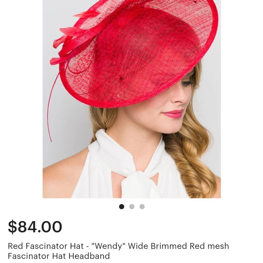 Pippa and Pearl Kentucky Derby Fascinator Hat - Picture 2 of 5
